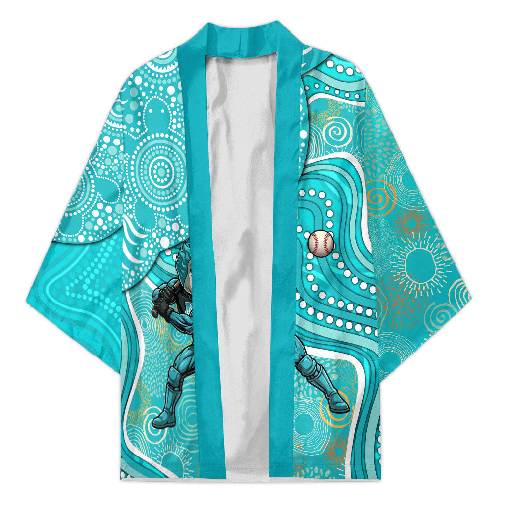 Brisbane Heat Kimono Indigenous Dot Art Superhero Batter Tribal Pattern
