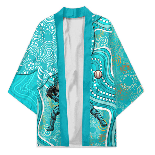 Brisbane Heat Kimono Indigenous Dot Art Superhero Batter Tribal Pattern