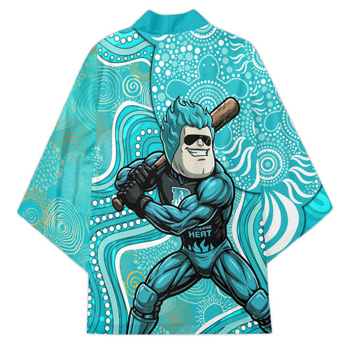 Brisbane Heat Kimono Indigenous Dot Art Superhero Batter Tribal Pattern