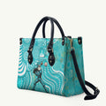 Brisbane Heat Leather Bag Indigenous Dot Art Superhero Batter Tribal Pattern