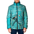 Brisbane Heat Padded Jacket Indigenous Dot Art Superhero Batter Tribal Pattern