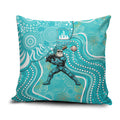 Brisbane Heat Pillow Cover Indigenous Dot Art Superhero Batter Tribal Pattern