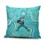 Brisbane Heat Pillow Cover Indigenous Dot Art Superhero Batter Tribal Pattern