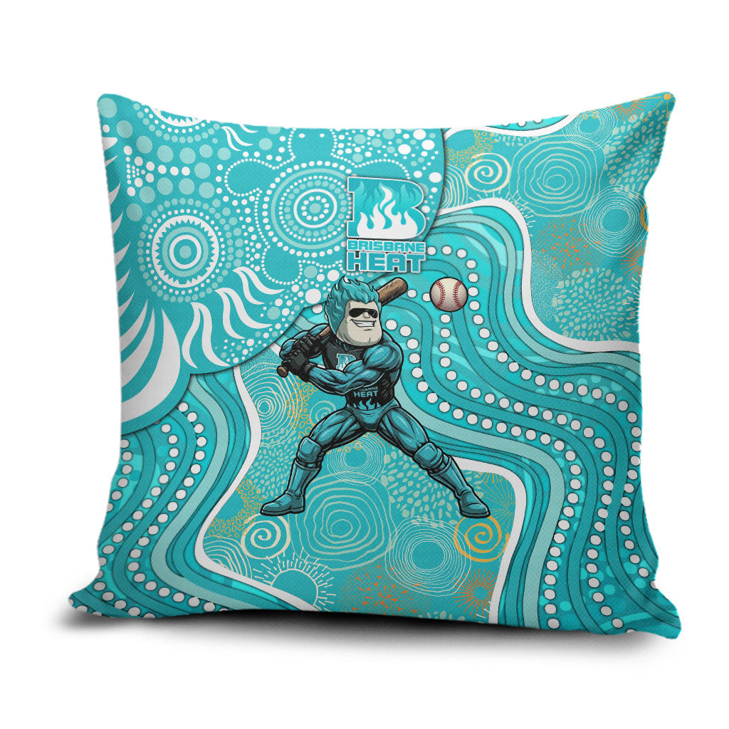 Brisbane Heat Pillow Cover Indigenous Dot Art Superhero Batter Tribal Pattern