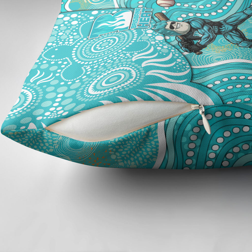 Brisbane Heat Pillow Cover Indigenous Dot Art Superhero Batter Tribal Pattern