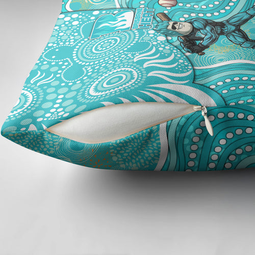 Brisbane Heat Pillow Cover Indigenous Dot Art Superhero Batter Tribal Pattern