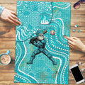 Brisbane Heat Puzzle Indigenous Dot Art Superhero Batter Tribal Pattern