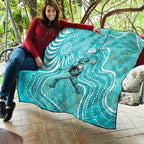 Brisbane Heat Quilt Indigenous Dot Art Superhero Batter Tribal Pattern