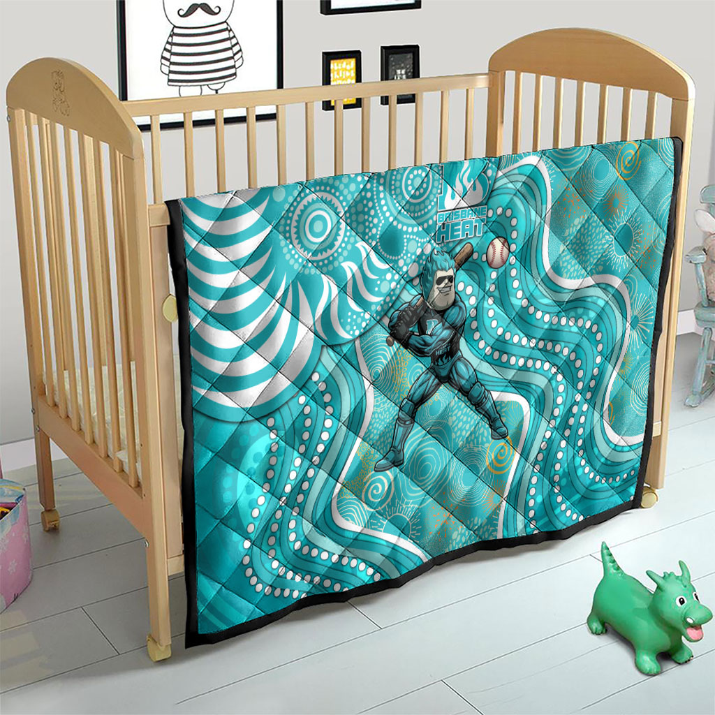 Brisbane Heat Quilt Indigenous Dot Art Superhero Batter Tribal Pattern