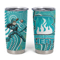 Brisbane Heat Tumbler Cup Indigenous Dot Art Superhero Batter Tribal Pattern