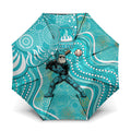 Brisbane Heat Umbrella Indigenous Dot Art Superhero Batter Tribal Pattern