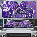 Hobart Hurricanes Auto Sun Shade Indigenous Dot Art Superhero Batter Tribal Pattern