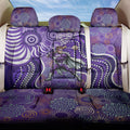 Hobart Hurricanes Back Car Seat Cover Indigenous Dot Art Superhero Batter Tribal Pattern