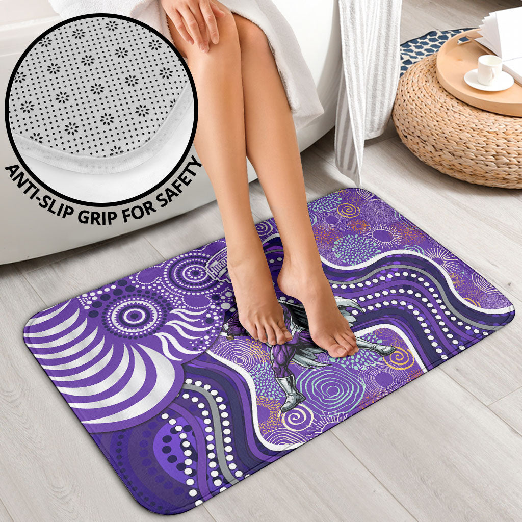 Hobart Hurricanes Bathroom Set Indigenous Dot Art Superhero Batter Tribal Pattern