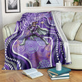Hobart Hurricanes Blanket Indigenous Dot Art Superhero Batter Tribal Pattern