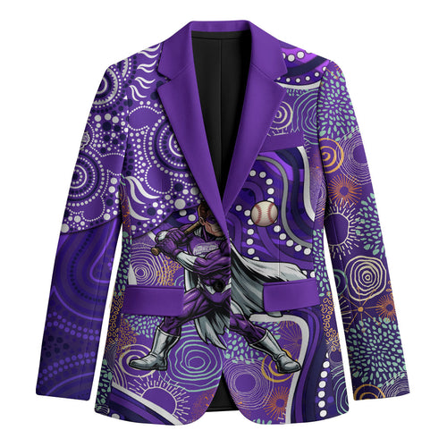 Hobart Hurricanes Blazer Indigenous Dot Art Superhero Batter Tribal Pattern