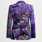 Hobart Hurricanes Blazer Indigenous Dot Art Superhero Batter Tribal Pattern