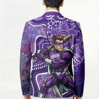 Hobart Hurricanes Blazer Indigenous Dot Art Superhero Batter Tribal Pattern
