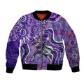 Hobart Hurricanes Bomber Jacket Indigenous Dot Art Superhero Batter Tribal Pattern