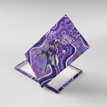 Hobart Hurricanes Canvas Wall Art Indigenous Dot Art Superhero Batter Tribal Pattern