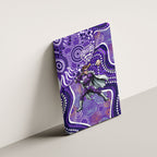 Hobart Hurricanes Canvas Wall Art Indigenous Dot Art Superhero Batter Tribal Pattern