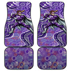 Hobart Hurricanes Car Mats Indigenous Dot Art Superhero Batter Tribal Pattern