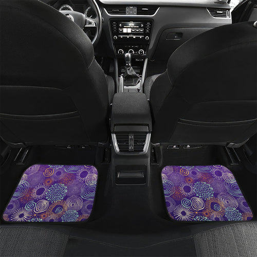 Hobart Hurricanes Car Mats Indigenous Dot Art Superhero Batter Tribal Pattern