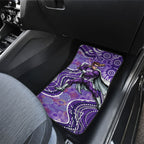 Hobart Hurricanes Car Mats Indigenous Dot Art Superhero Batter Tribal Pattern