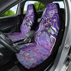 Hobart Hurricanes Car Seat Cover Indigenous Dot Art Superhero Batter Tribal Pattern