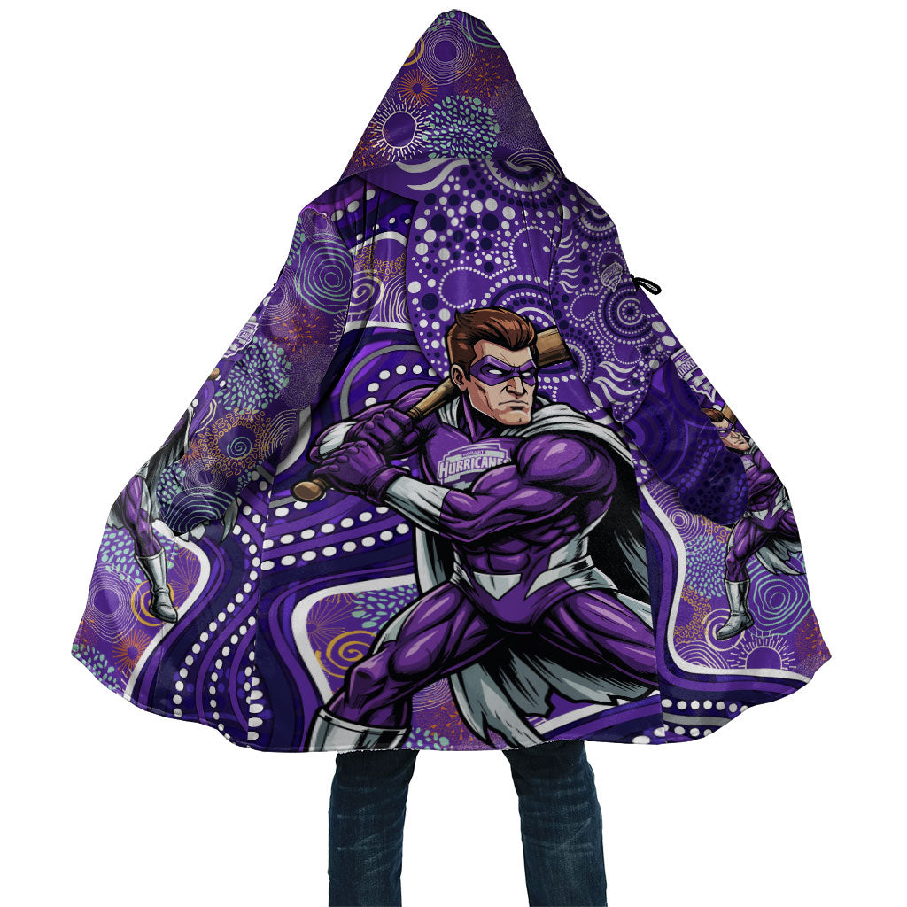 Hobart Hurricanes Cloak Indigenous Dot Art Superhero Batter Tribal Pattern