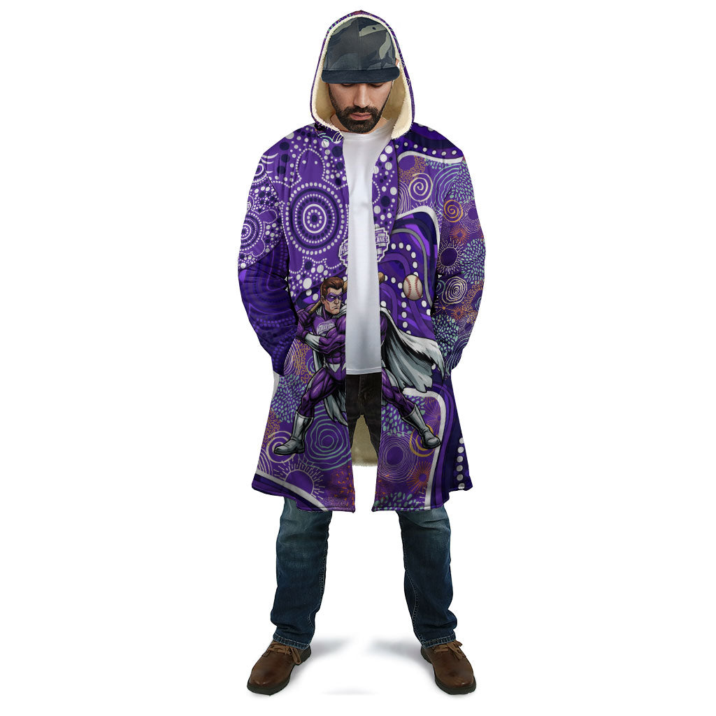 Hobart Hurricanes Cloak Indigenous Dot Art Superhero Batter Tribal Pattern