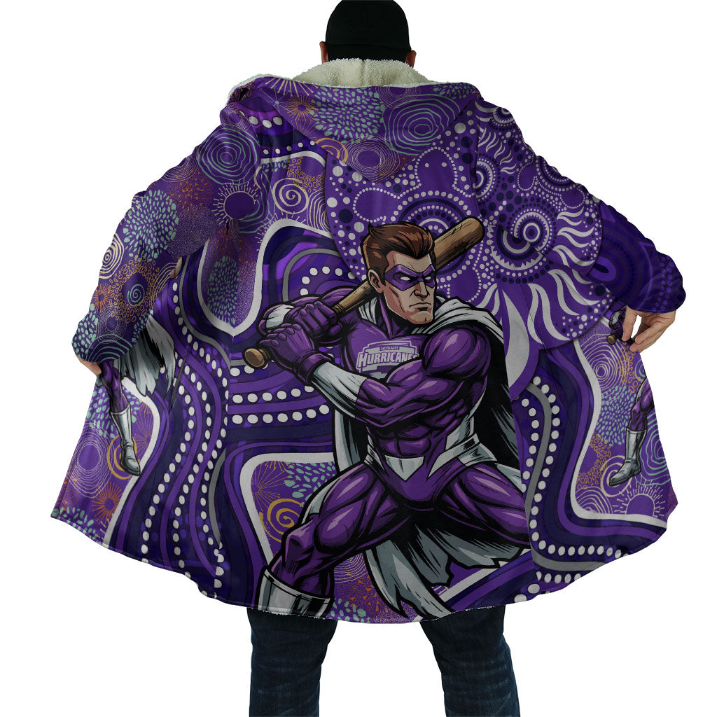 Hobart Hurricanes Cloak Indigenous Dot Art Superhero Batter Tribal Pattern