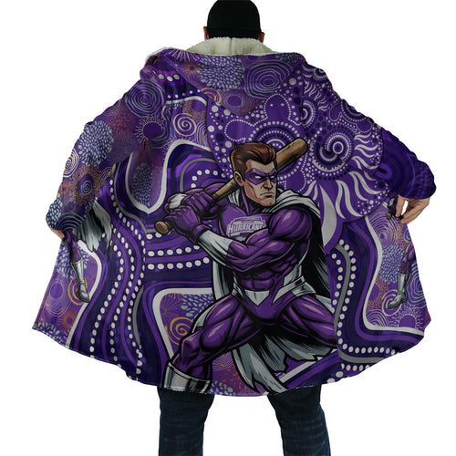 Hobart Hurricanes Cloak Indigenous Dot Art Superhero Batter Tribal Pattern