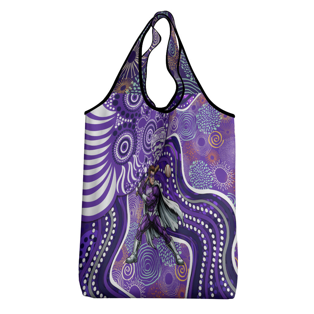 Hobart Hurricanes Grocery Bag Indigenous Dot Art Superhero Batter Tribal Pattern