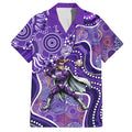 Hobart Hurricanes Hawaiian Shirt Indigenous Dot Art Superhero Batter Tribal Pattern
