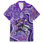 Hobart Hurricanes Hawaiian Shirt Indigenous Dot Art Superhero Batter Tribal Pattern
