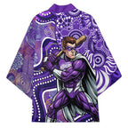 Hobart Hurricanes Kimono Indigenous Dot Art Superhero Batter Tribal Pattern