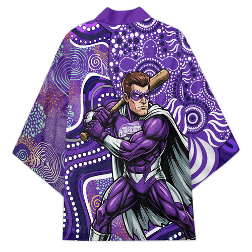 Hobart Hurricanes Kimono Indigenous Dot Art Superhero Batter Tribal Pattern