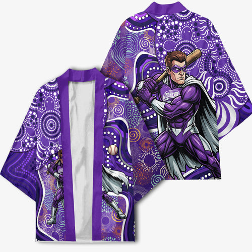 Hobart Hurricanes Kimono Indigenous Dot Art Superhero Batter Tribal Pattern