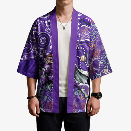 Hobart Hurricanes Kimono Indigenous Dot Art Superhero Batter Tribal Pattern