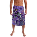 Hobart Hurricanes Lavalava Indigenous Dot Art Superhero Batter Tribal Pattern