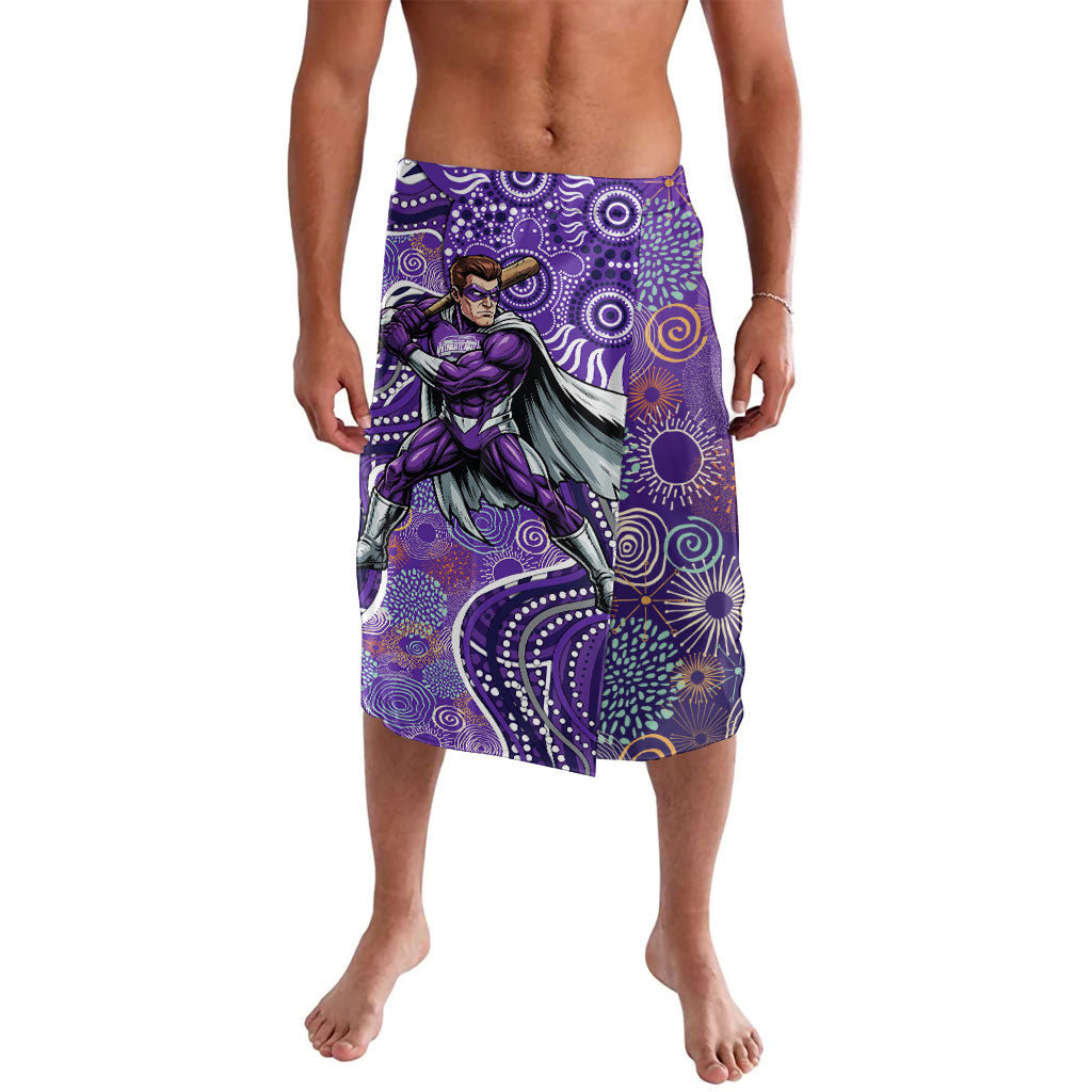 Hobart Hurricanes Lavalava Indigenous Dot Art Superhero Batter Tribal Pattern