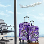 Hobart Hurricanes Luggage Cover Indigenous Dot Art Superhero Batter Tribal Pattern