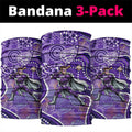 Hobart Hurricanes Neck Gaiter Indigenous Dot Art Superhero Batter Tribal Pattern