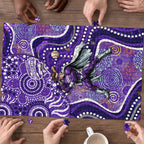 Hobart Hurricanes Puzzle Indigenous Dot Art Superhero Batter Tribal Pattern