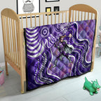 Hobart Hurricanes Quilt Indigenous Dot Art Superhero Batter Tribal Pattern