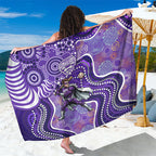 Hobart Hurricanes Sarong Indigenous Dot Art Superhero Batter Tribal Pattern