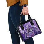 Hobart Hurricanes Shoulder Handbag Indigenous Dot Art Superhero Batter Tribal Pattern