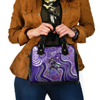 Hobart Hurricanes Shoulder Handbag Indigenous Dot Art Superhero Batter Tribal Pattern