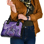 Hobart Hurricanes Shoulder Handbag Indigenous Dot Art Superhero Batter Tribal Pattern